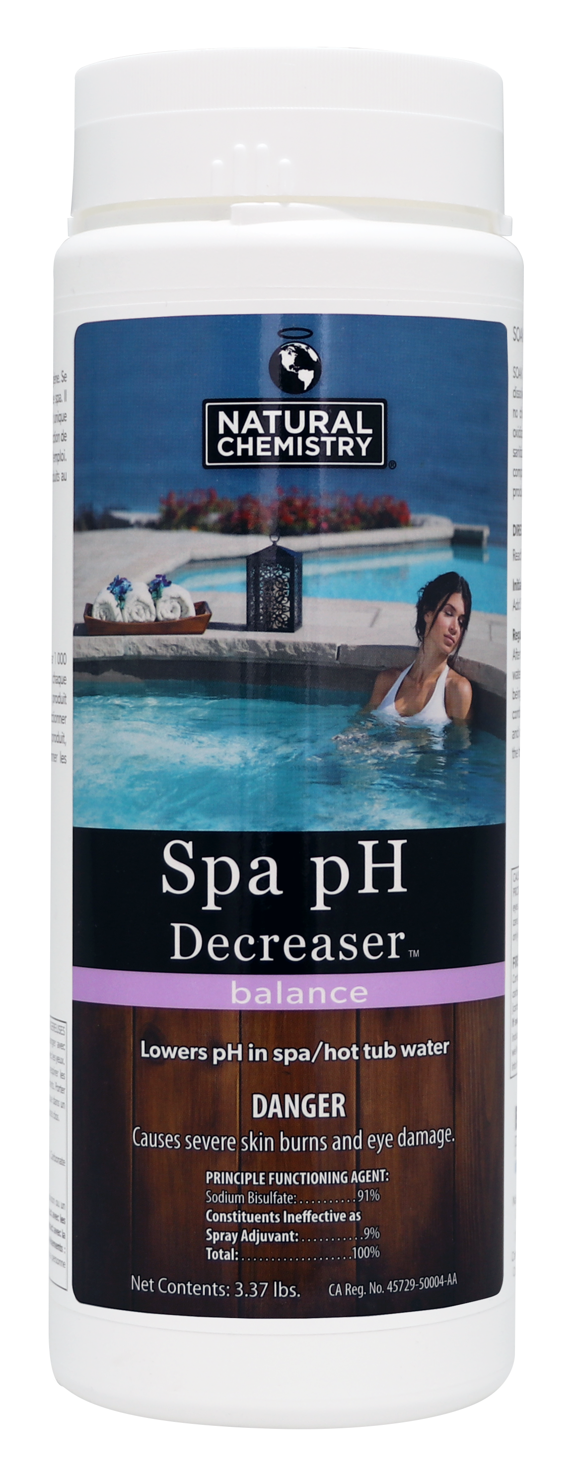 04203 Spa Ph Down 3-37 lb X 12 - GLOBAL POOL PRODUCTS